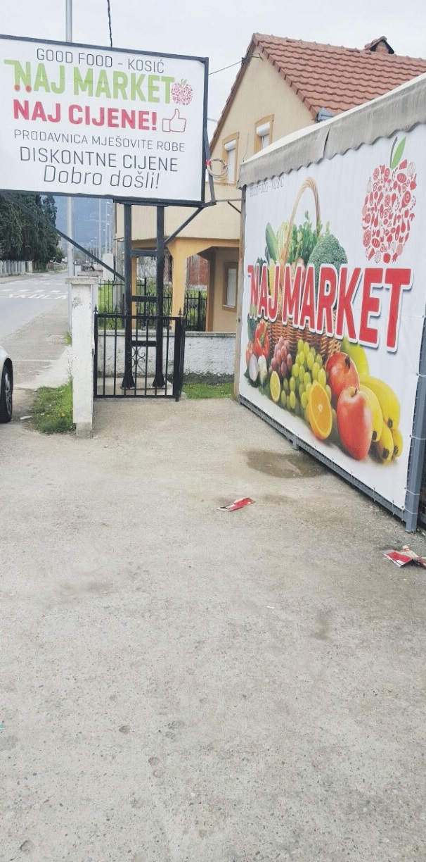 Naj market, Spuž (Novine)