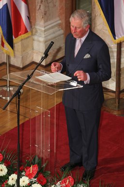 Princ Čarls, Srbija