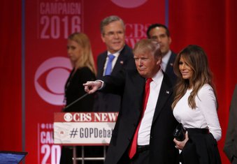 Melanija Tramp, Donald Tramp