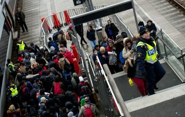 Švedska policija, izbjeglice