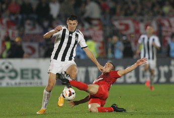 Petar Grbić, Partizan - Zvezda
