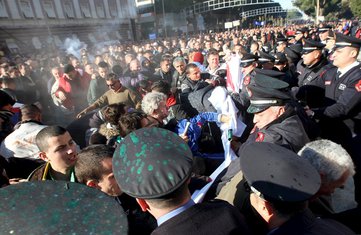 Tirana, protest