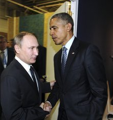 Vladimir Putin, Barak Obama