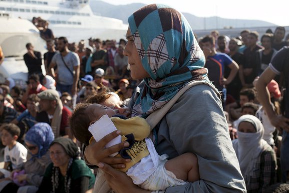 Grčka, Lezbos imigranti