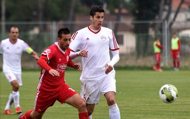 Strijelac trećeg gola: Goran Vujović (lijevo)