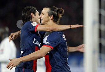 Zlatan Ibrahimović i Edinson Kavani