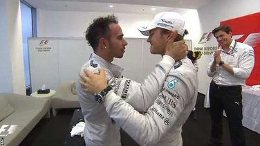 Niko Rozberg i Luis Hamilton