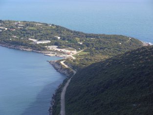 Prevlaka, ulazni dio, pogled sa Glavice