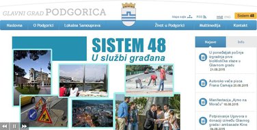 Sajt opštine Podgorica
