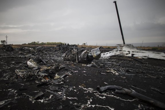 Malezijski avion, mjest pada