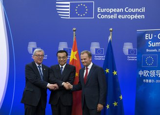 Li Kećijang, Donald Tusk, Žan-Klod Junker
