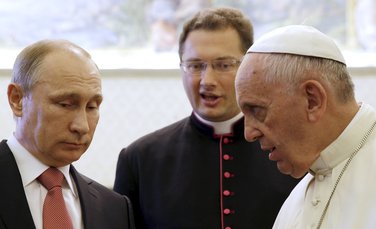 papa Franjo, Vladimir Putin