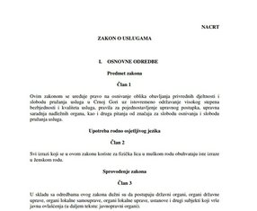 Zakon o uslugama
