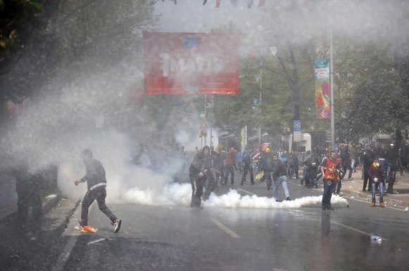 Istanbul protest 1. maja
