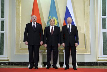 Aleksandar Lukašenko, Nursultan Nazarbajev, Vladimir Putin