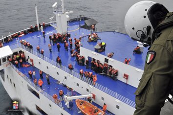 Noram Atlantic, italijanski trajekt, požar