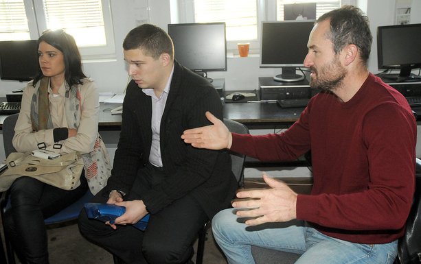 Studenti Filozofskog, Zoran Mikić, Dajana Vemić, Petar Radosavović