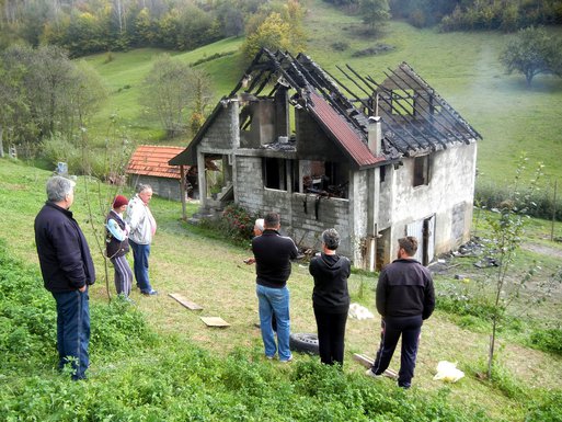 požar, kuća Madžgalja