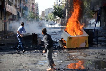 Najveće demonstracije bile su u Dijarbakiru