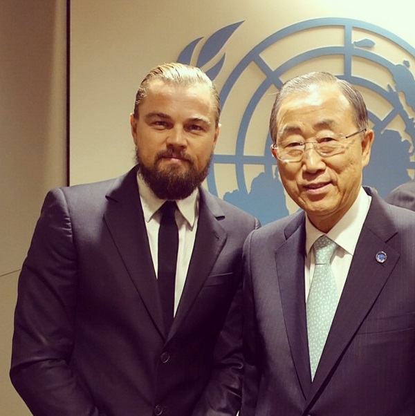 Leonardo di Kaprio, Ban ki Mun