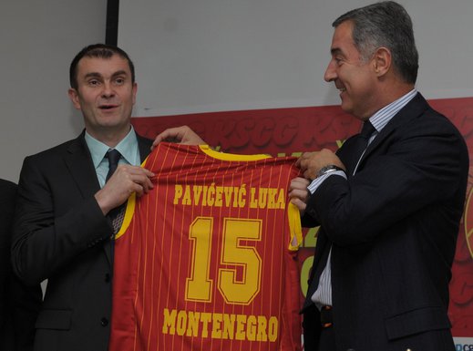 Luka Pavićević i Milo Đukanović