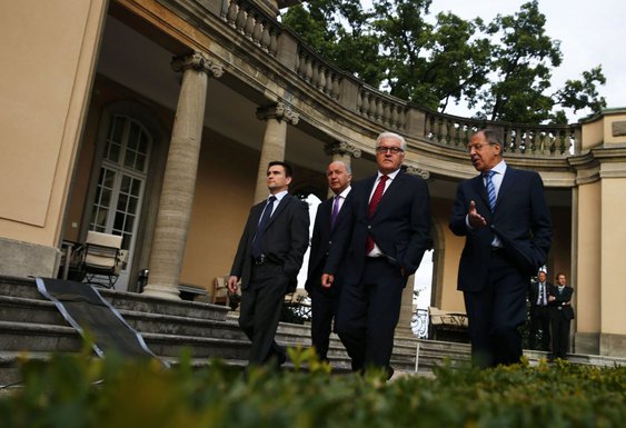 Sergej Lavrov, Loran Fabijus, Frank-Valter Štajnmajer, Pavlo Klimkin
