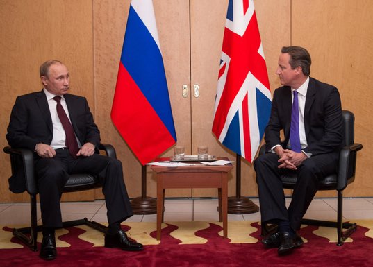 Vladimr Putin, Dejvid Kameron