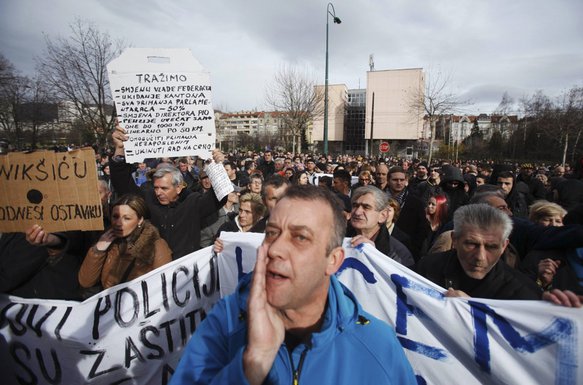 Bosna protesti, Sarajevo protesti