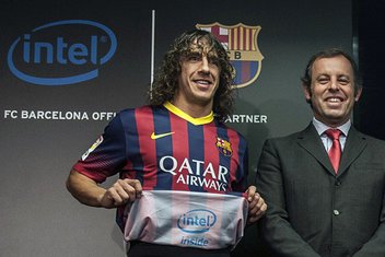 Intel reklama na dresu Barselone