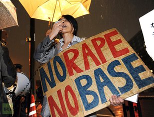 Okinava, američka baza, protesti