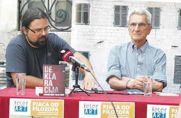 Andrej Nikolaidis, Antonio Negri