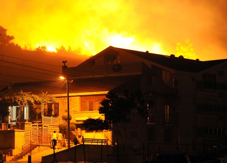 Gorica, požar