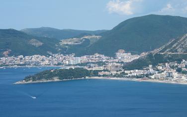 Bečići - panorama sa Čelobrda