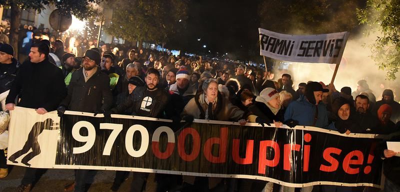 Protest prošao bez incidenata