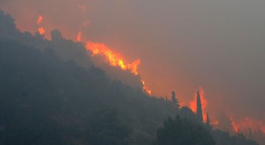 Brač, Požar