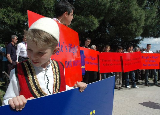 Tuzi protest