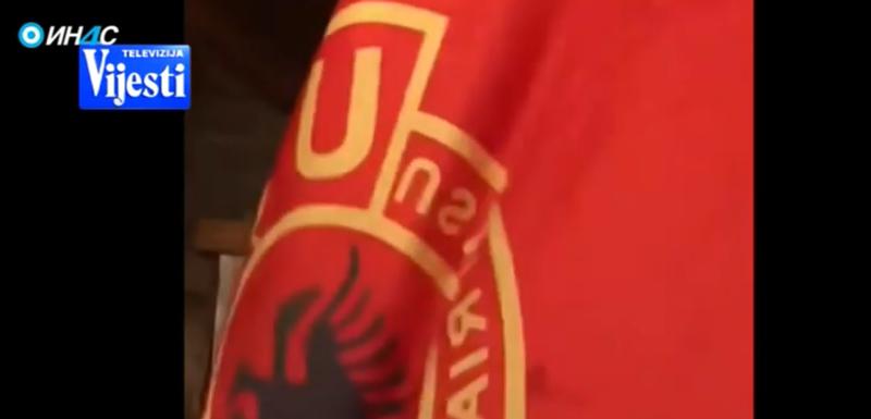 Slavlje u Tuzima sa zastavom OVK