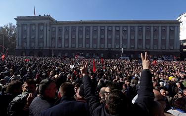 Sa nedavnog protesta u Tirani