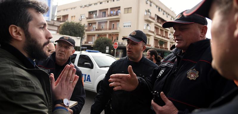 Hodžić sa policijom