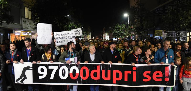 Sa protesta "Odupri se 97000"