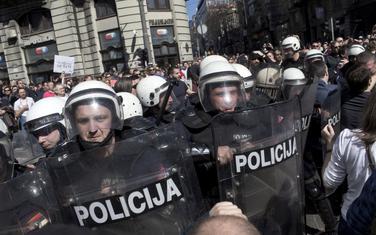 Sa protesta u Beogradu