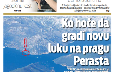 Naslovna strana "Vijesti" za 22. mart