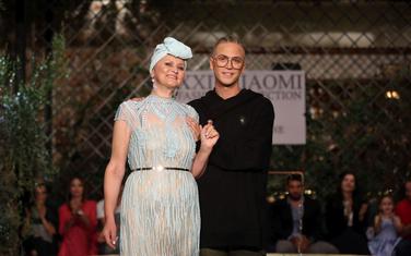 Modni kreator sa tetkom na prošlom Fashion Connectionu
