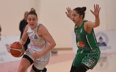 Tragičarka: Nikolina Babić na utakmici sa Beroeom u Podgorici