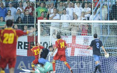 Delibašić daje gol vrijedan baraža za Euro (2:2, oktobar 2011)
