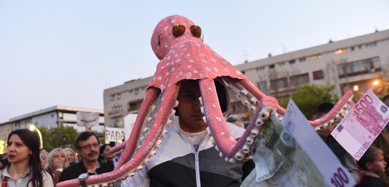 Detalji sa protesta