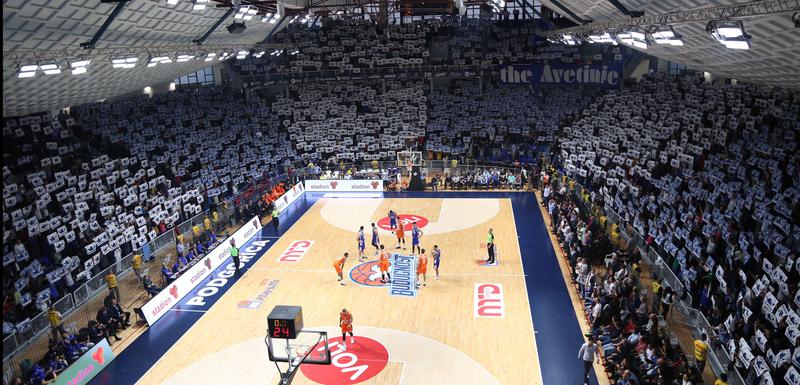 SC "Morača" na drugom meču Budućnosti i Cedevite