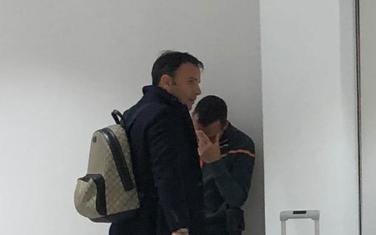 Santi Kasorla u tunelu stadiona u Sevilji