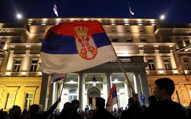 Sa protesta u Beogradu