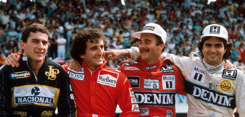 Legende Formule 1: Sena, Prost, Mensel i Pike